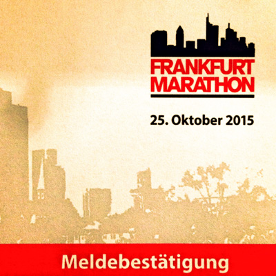 Meldebesttigung Frankfurt Marathon